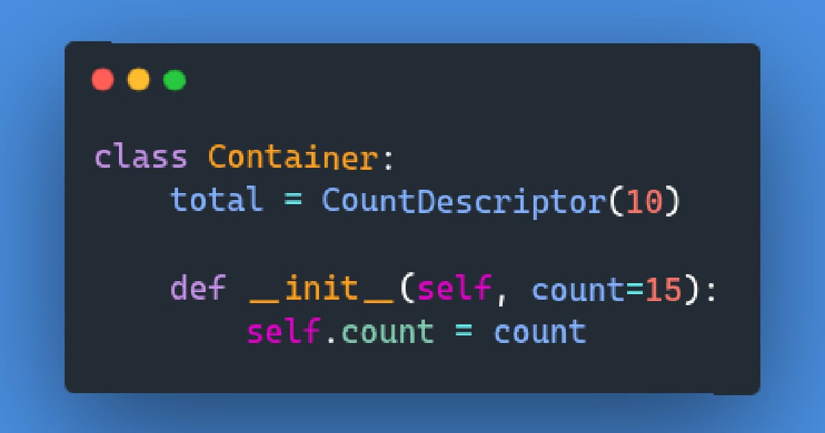 Пайтон: дескриптори - що це??? - Вітя на we.ua