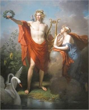 Один з найбільш шанованих античних богів - Аполлон