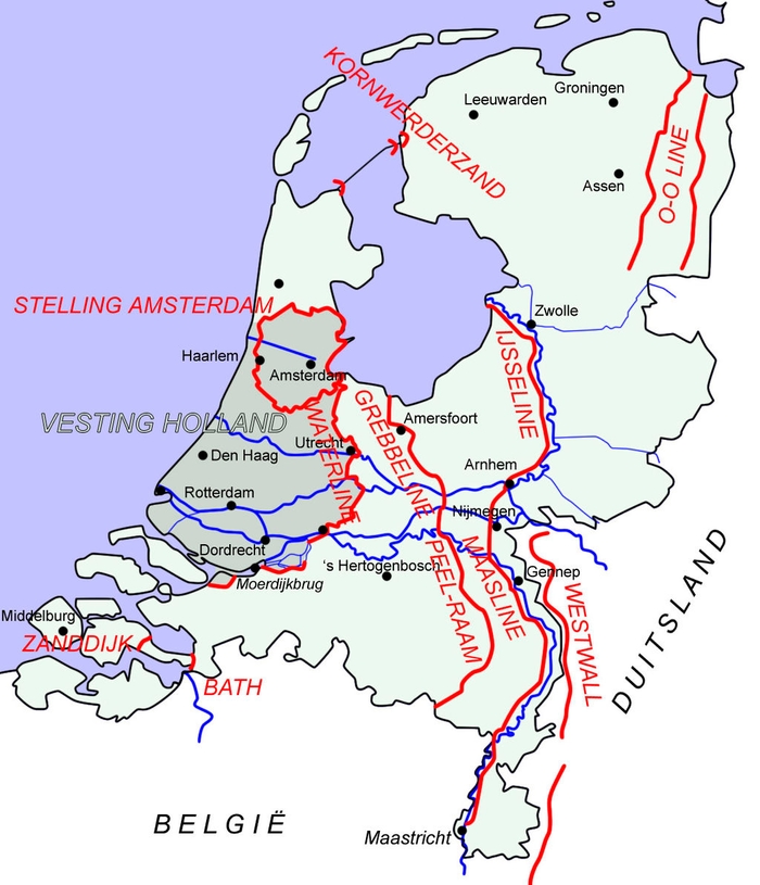 Нідерландські оборонні лінії 1940