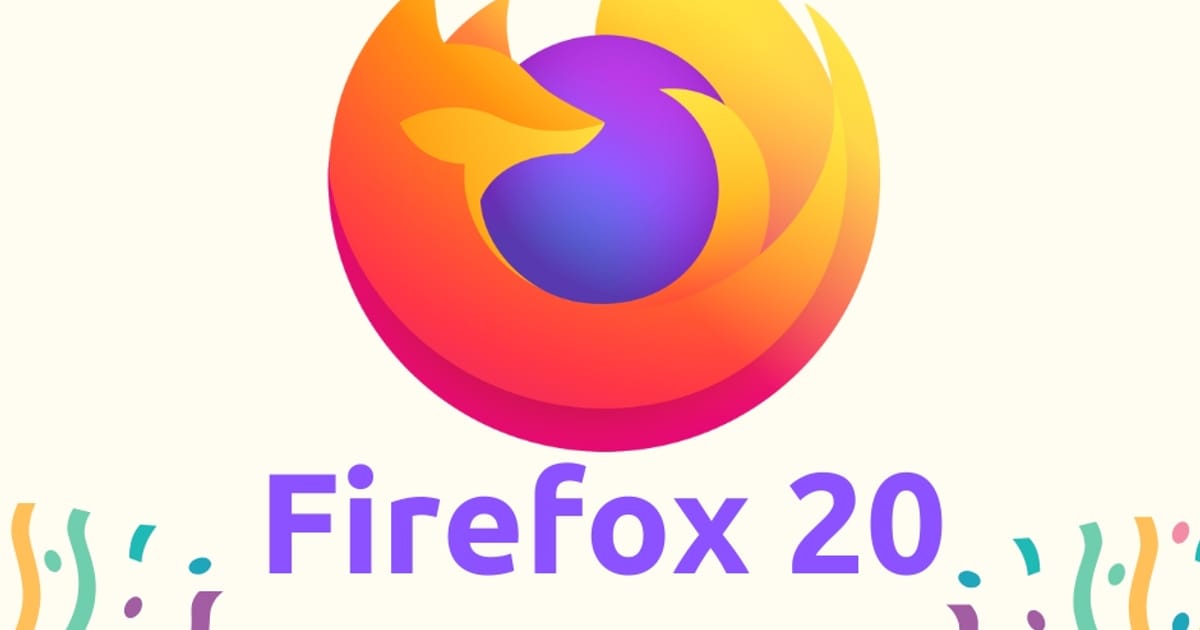 Браузеру Firefox — 20 років! - Лінукс Майстер на we.ua