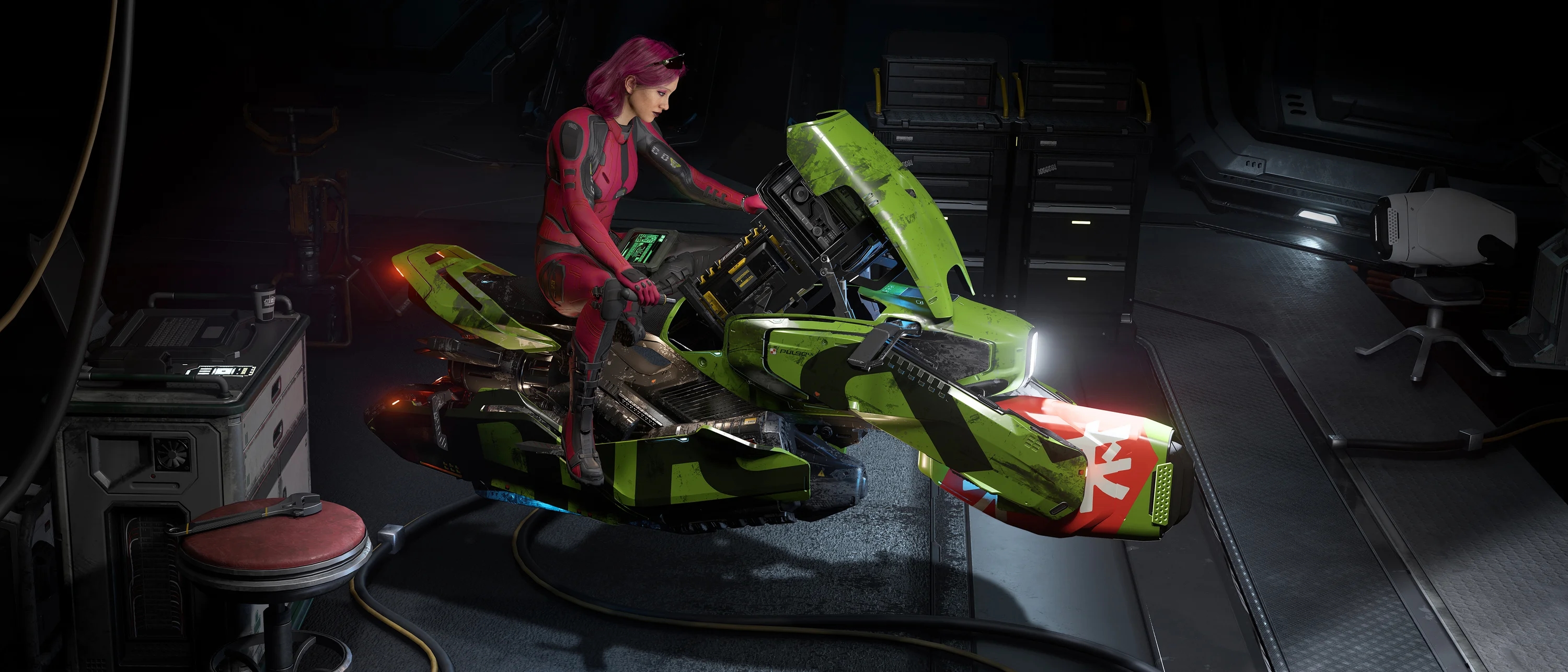 Star Citizen Mirai Pulse LX Garage GAL 02 4K