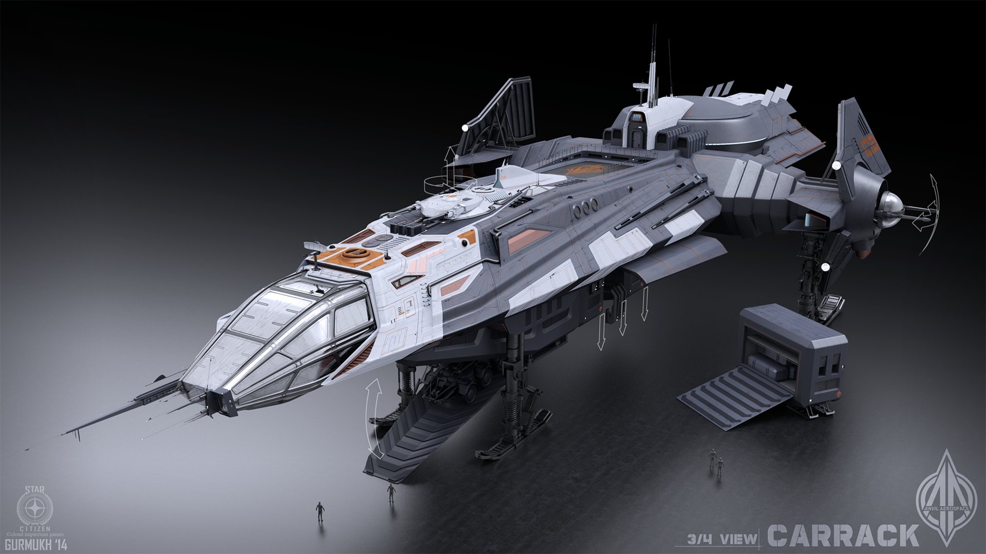Carrack Concept Art (Star Citizen)