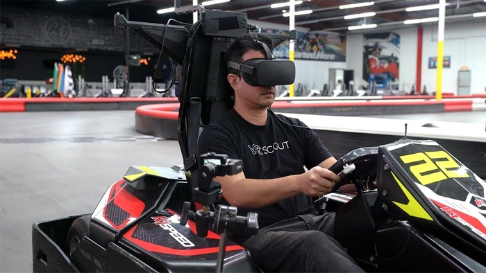 Real Life VR GO KART RACING!!! - YouTube