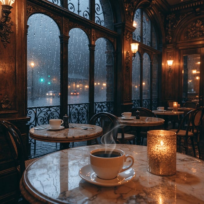 How to create a rainy Paris cafe ambience video that people loop for 8 hours using Suno AI for faceless YouTube channels