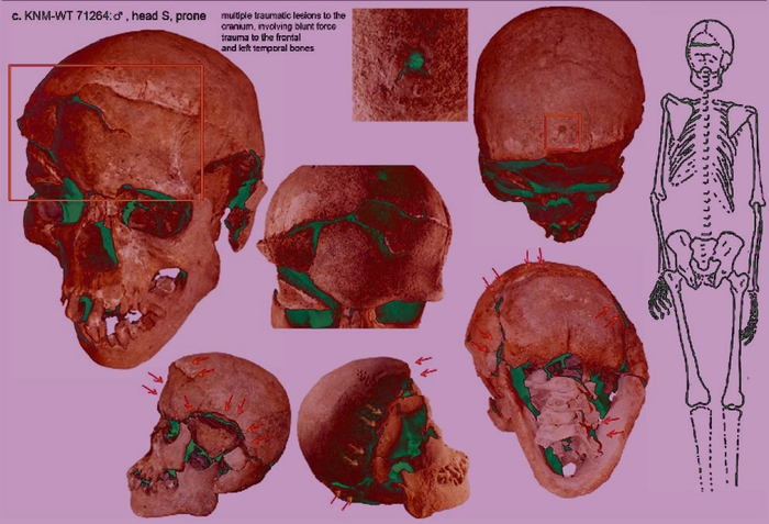 Знахідка масового вбивства військовополонених у Кенії, печера Натарук (10 000 р.т.)