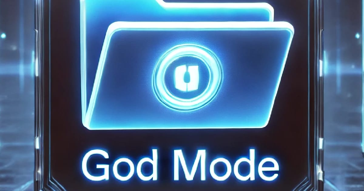 God Mode папка у Windows 11: Реальність чи міф? - Олег на we.ua