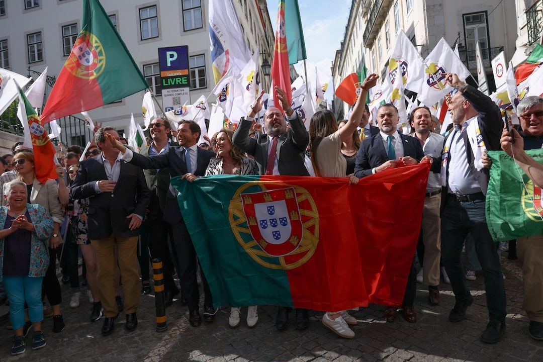 Португальська ультраправа партія Chega проводить мітинг у Лісабоні