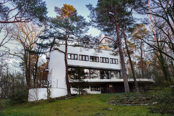 Villa Luckhardt is surrounded by a huge garden.