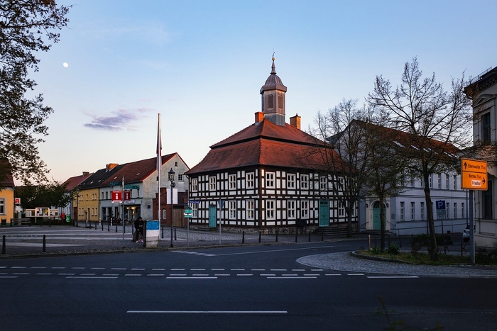 The Baroque town hall of Biesenthal.