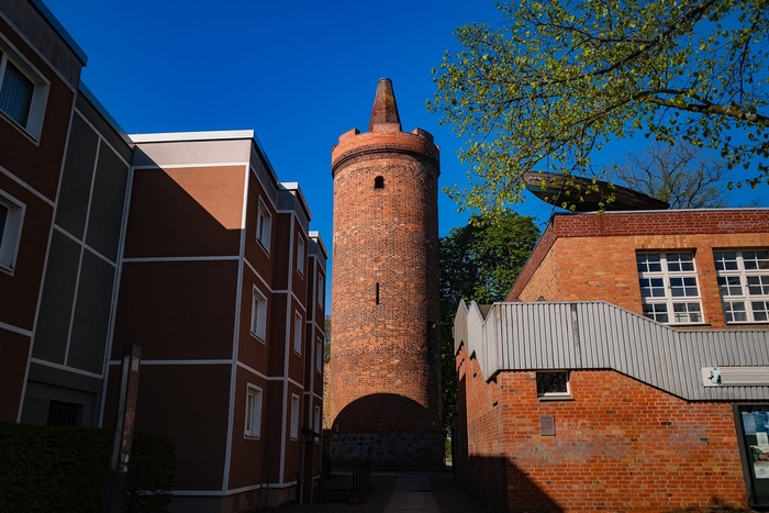 Gunpowder Tower, one of just a few fully preserved towers in Bernau.