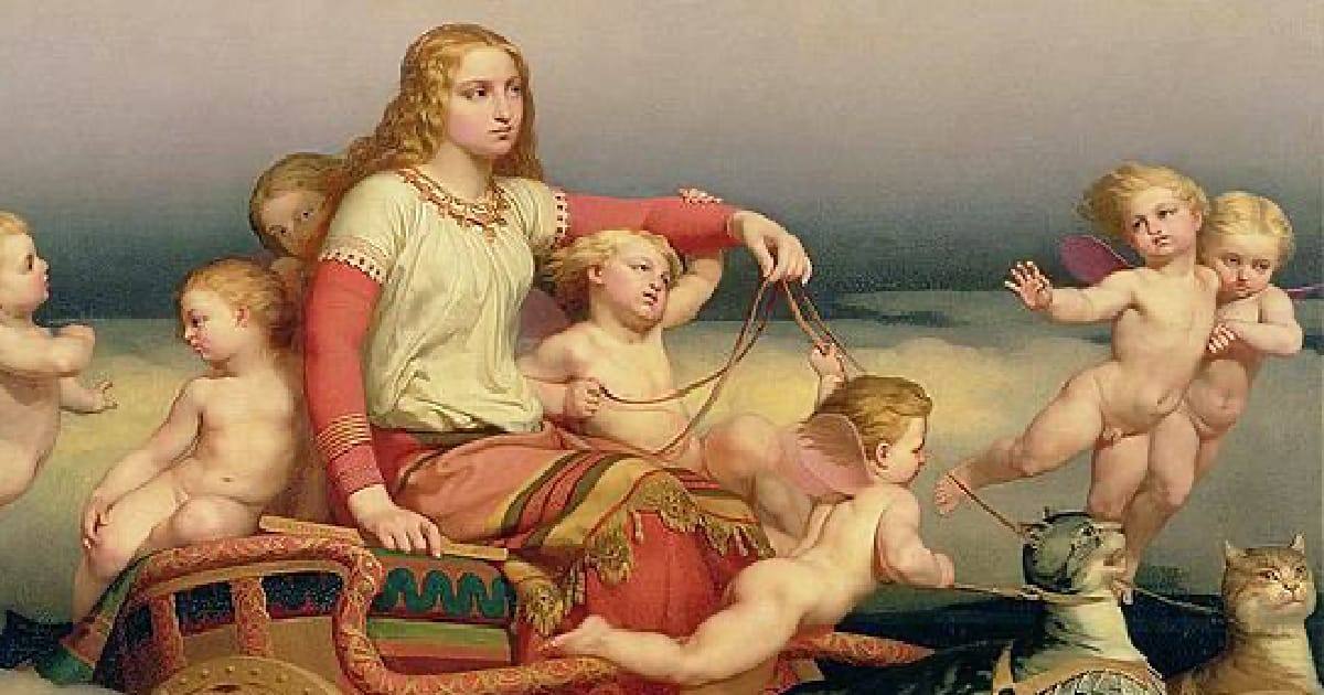 Фрейя богиня привабливості і свободи🐈‍⬛⚜️ - Kleo на we.ua