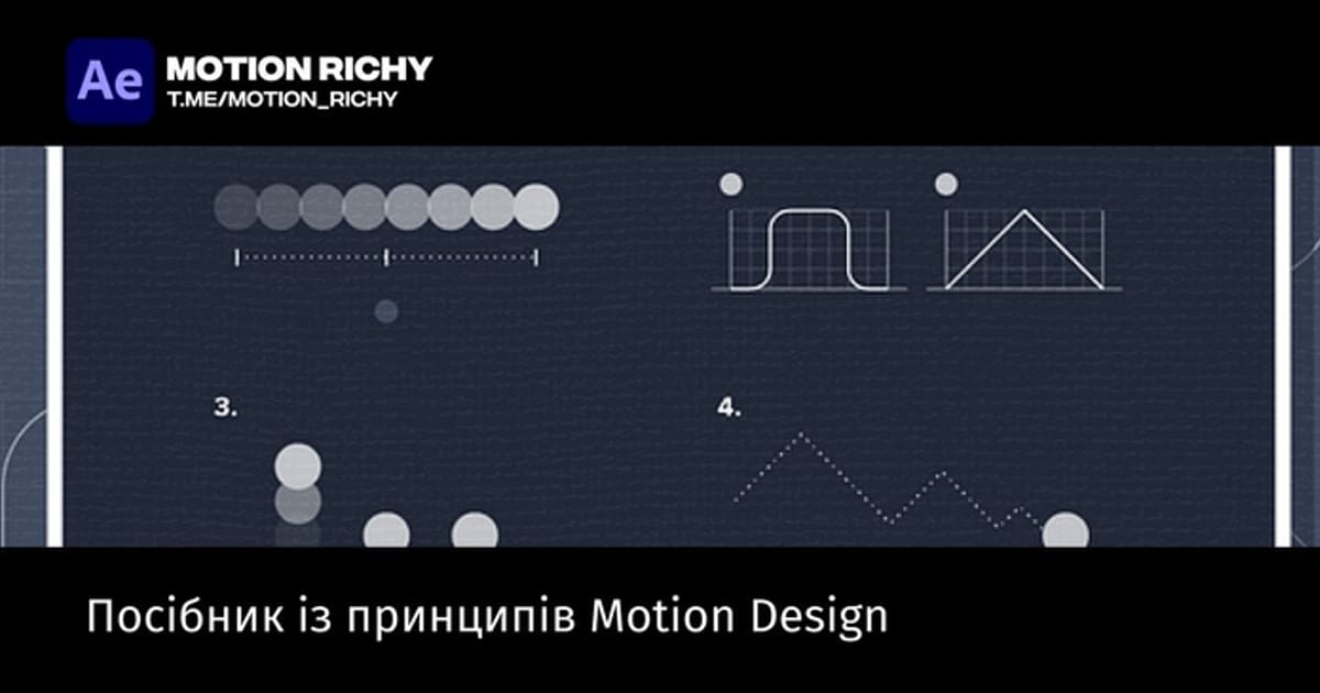 Посібник із принципів Motion Design - Мам! Я моушн-дизайнер на we.ua