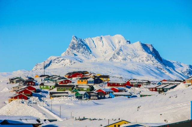 Підпис до фото,Гренландія відіграє ключове значення в арктичній політиці Данії