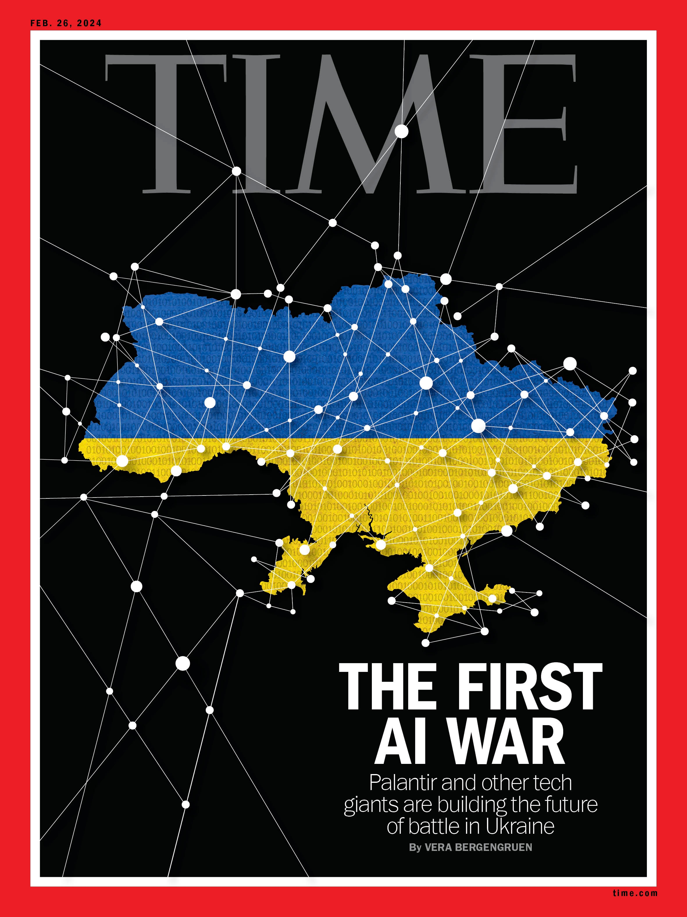 Palantir Ukraine Time Magazine cover