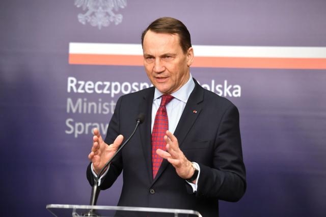 Підпис до фото,Міністр закордонних справ Польщі Радослав Сікорський на Мюнхенській конференції