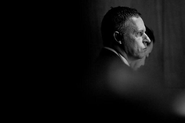 Peter Thiel attends a news conference in Tokyo, Japan, on Monday, Nov. 18, 2019.