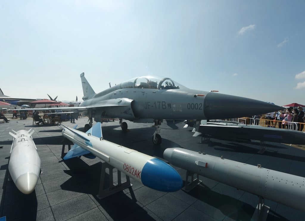 A JF-17 fighter jets. Azerbaijan planns to buy up to 40 of the warplanes co-developed by China and Pakistan. Photo: Future Publishing via Getty Images