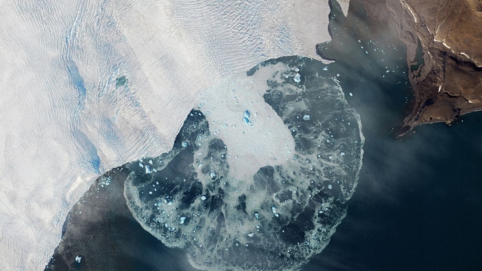 Нова Земля — архіпелаг в Північному Льодовитому океані, розташований на північ від Росії, 23 серпня 2012 року.