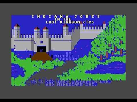 Commodore 64 Longplay [160] Indiana Jones in the Lost Kingdom (EU)