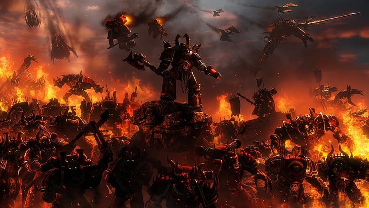 1080x1800px | free download | HD wallpaper: Warhammer, Warhammer 40K,  Armor, Fire, Space Marine, Warrior | Wallpaper Flare