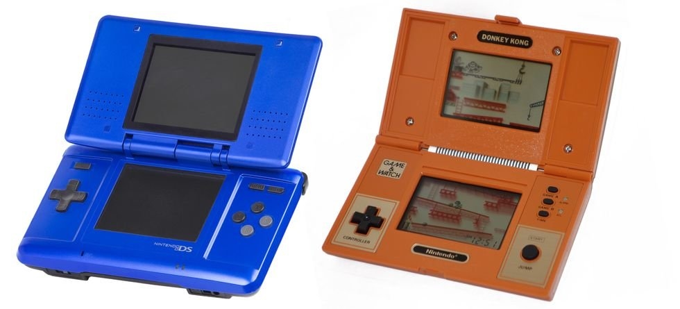 Порівняння Nintendo DS та Game & Watch Dual Screen. Джерело: Didgital Spy