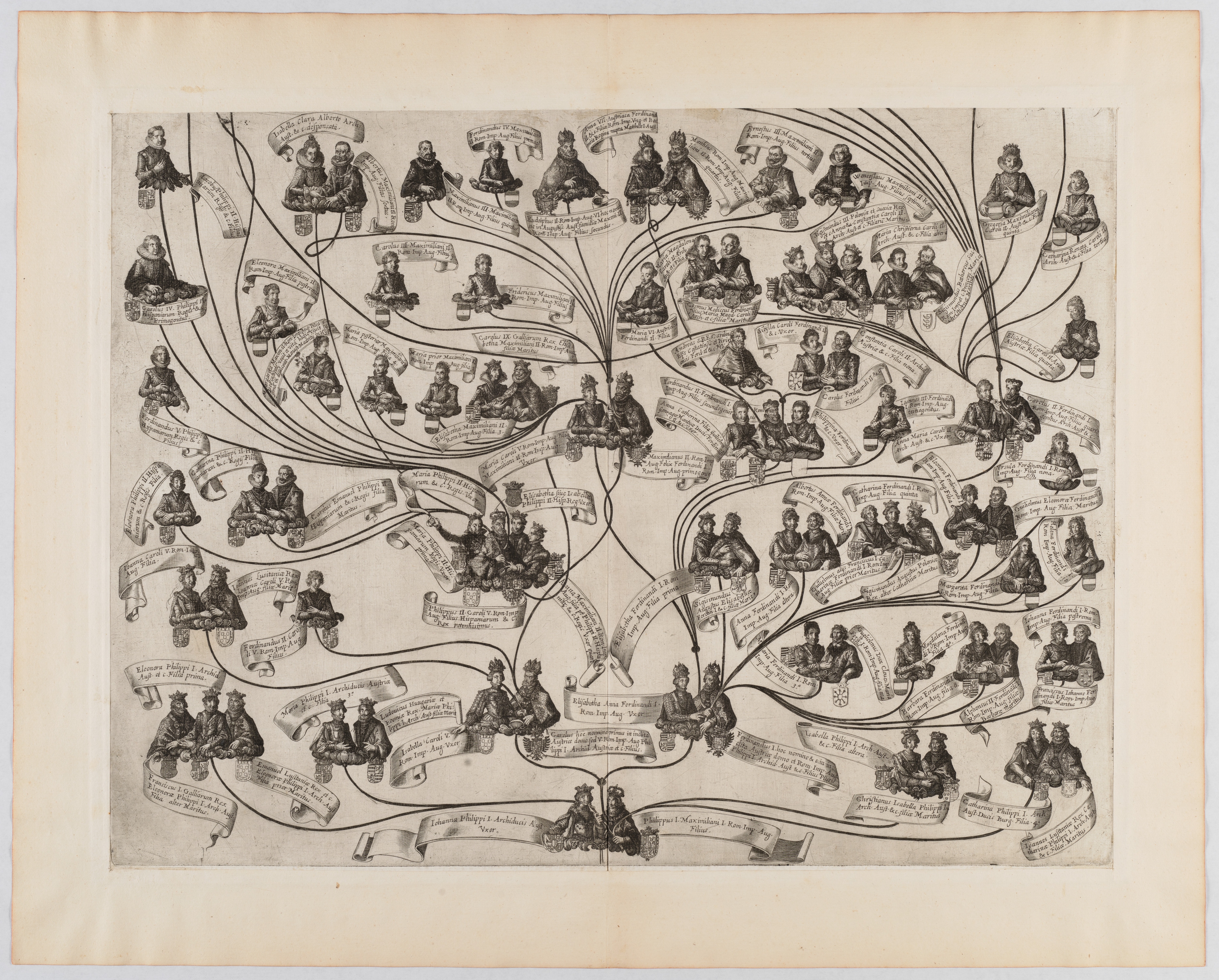 Aegidius Sadeler II | Family Tree of the House of Habsburg | The  Metropolitan Museum of Art