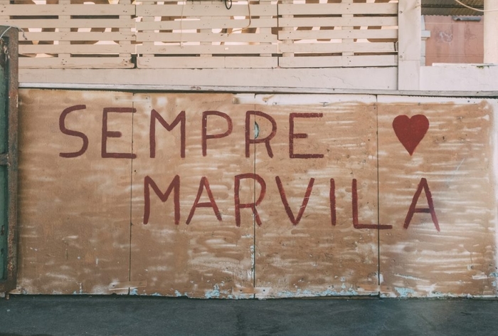 mural no bairro de marvila