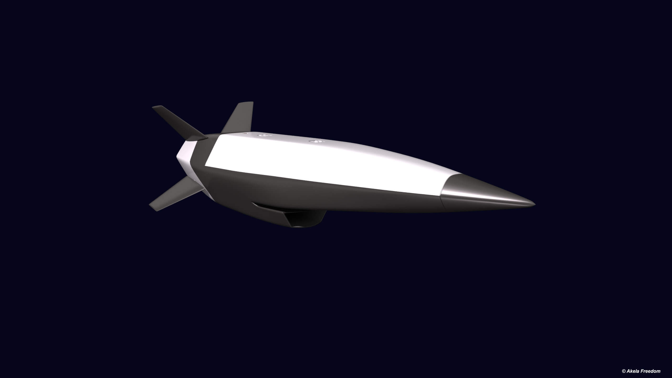 Hypersonic Attack Cruise Missile - 3D Model by Akela Freedom