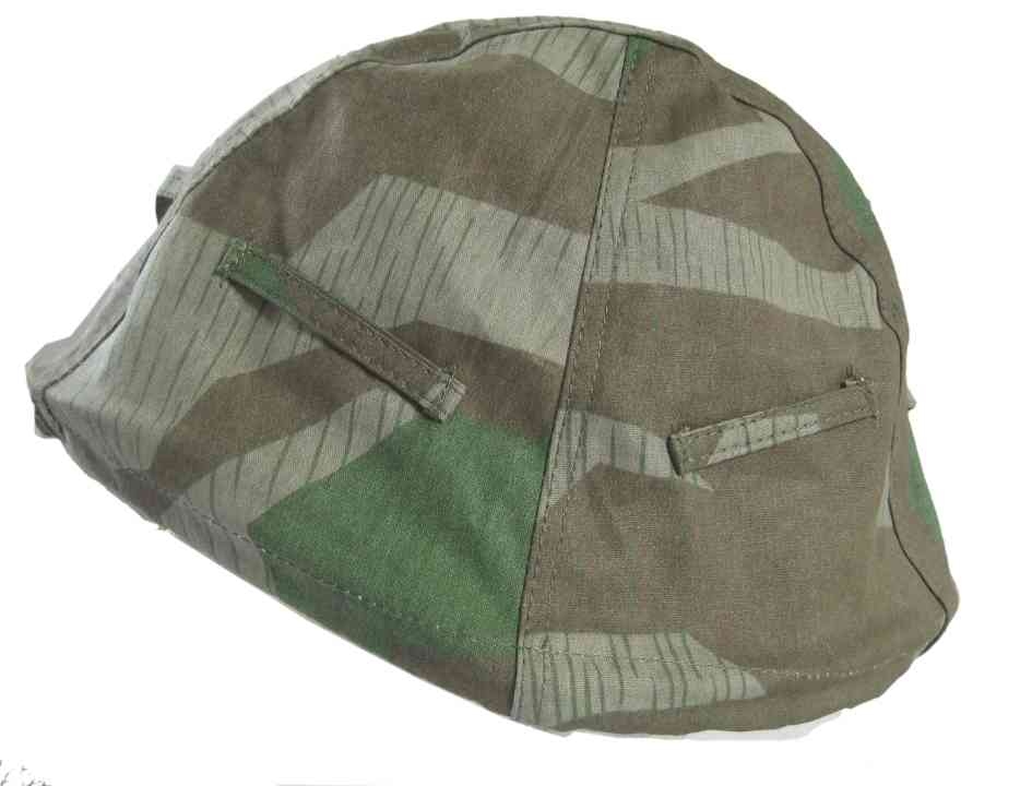 Splinter camo helmet cover. WW2 german Army camo cover