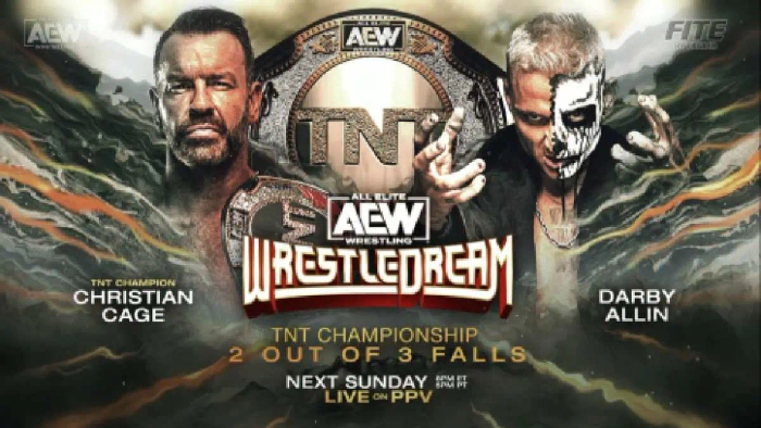 Cage vs Allin TNT Title Bout Set for AEW WrestleDream 2023 Event