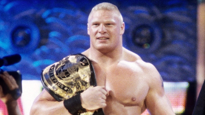 Brock Lesnar's first entrances as WWE Champion: Raw, Aug. 26, 2002 - YouTube