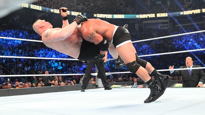 Goldberg def. Brock Lesnar | WWE