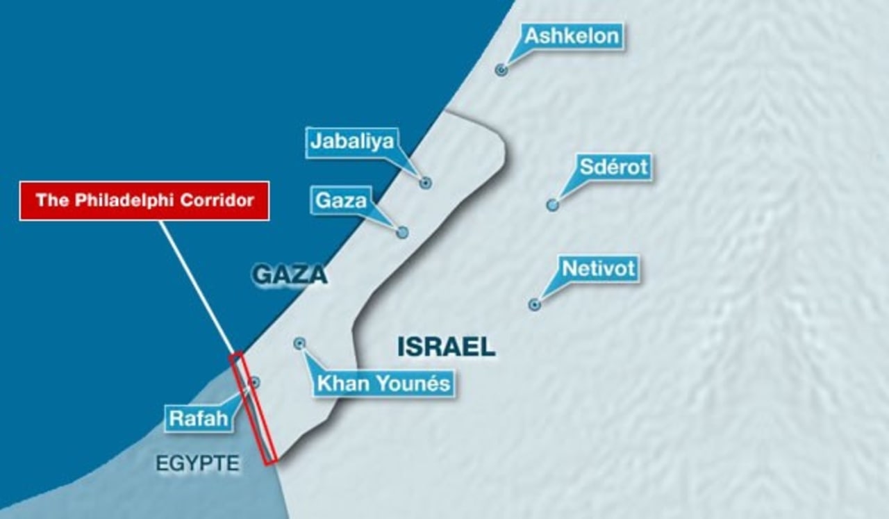Філадельфійський коридор на кордоні з Єгиптом