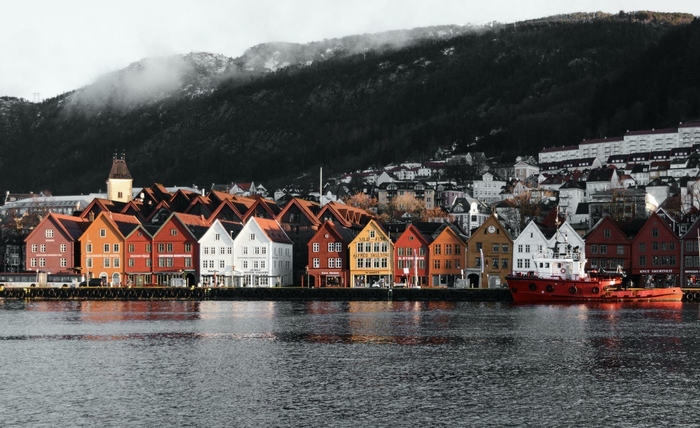 Історичний район міста Берген у Норвегії, який захищають системи Ajax Systems. Джерело: офіційний сайт Ajax Systems
