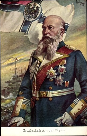 Наприклад гросс-адмірал Тірпіц активно в політиці лобіював закони про будівництво ВМФ, яке могло кинути виклик Великобританії. Не розумність політиків спричинило до того, що станом на 1914 рік в Німеччини був один вірний союзник- Австро-Угорщина