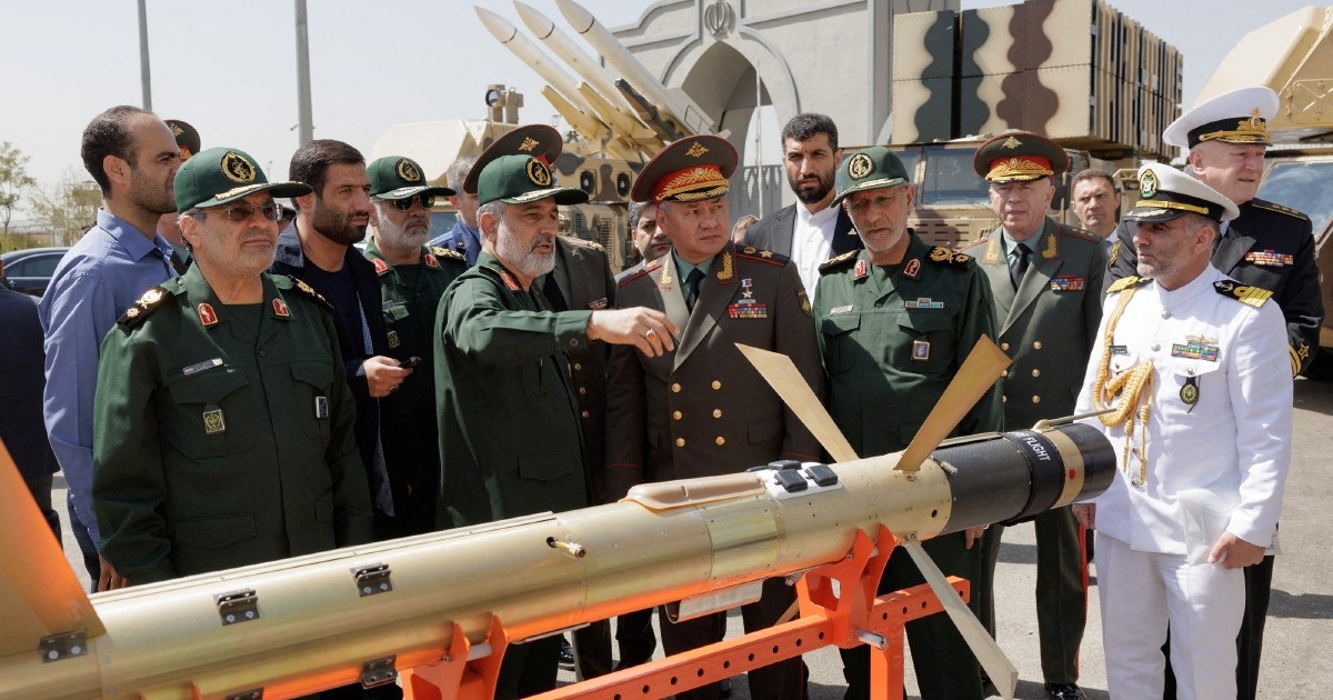 Russian Defence Minister Shoigu tours missile, drone display on Iran visit  | Military News | Al Jazeera