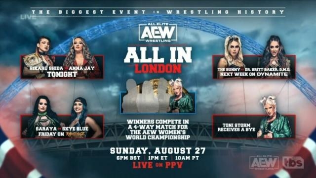 AEW Women's Title To Be Defended In Four-Way Match At AEW All In