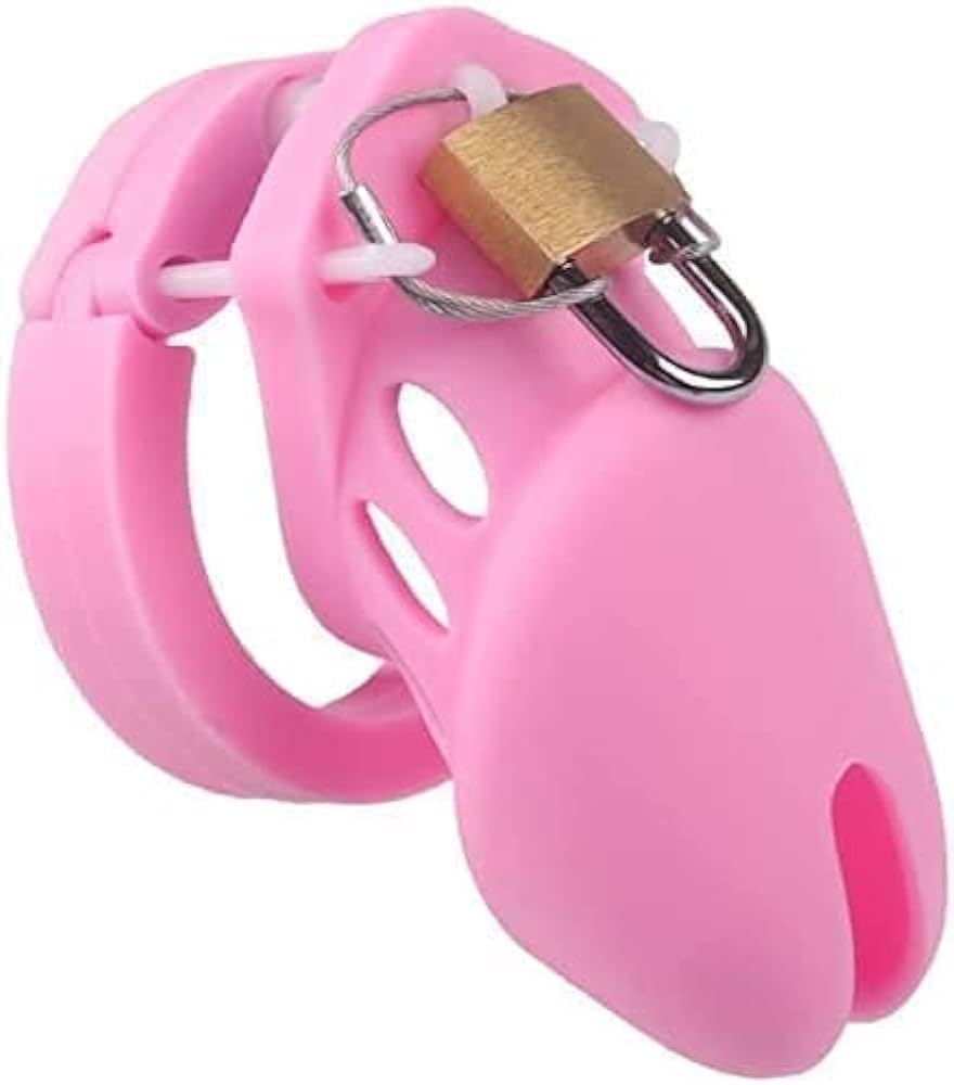Cock Cage Male Chastity Device Large Chastity Cage with 4 Movable Rings  Adult Sex Toys for Male Penis Exercise Key and Lock Included Silicone  Chastity ...