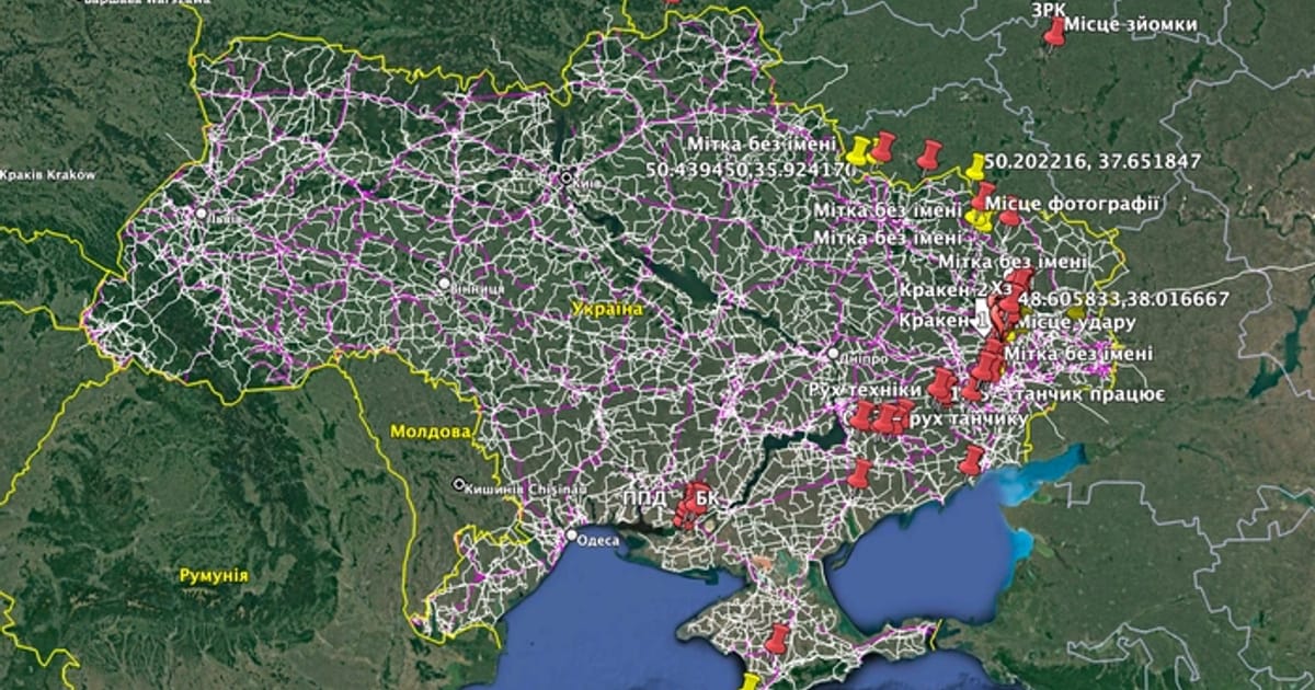 GEOINT матеріалів ₚосійсько-української війни - Cyber Boroshno на we.ua