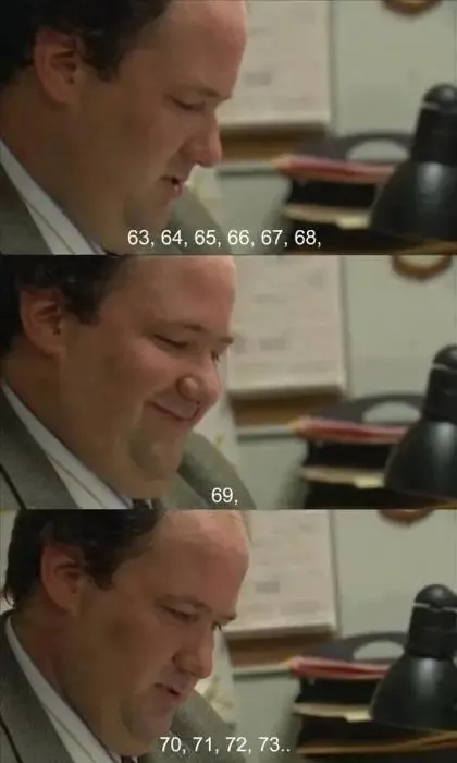 Kevin Malone I Always Set It At 69