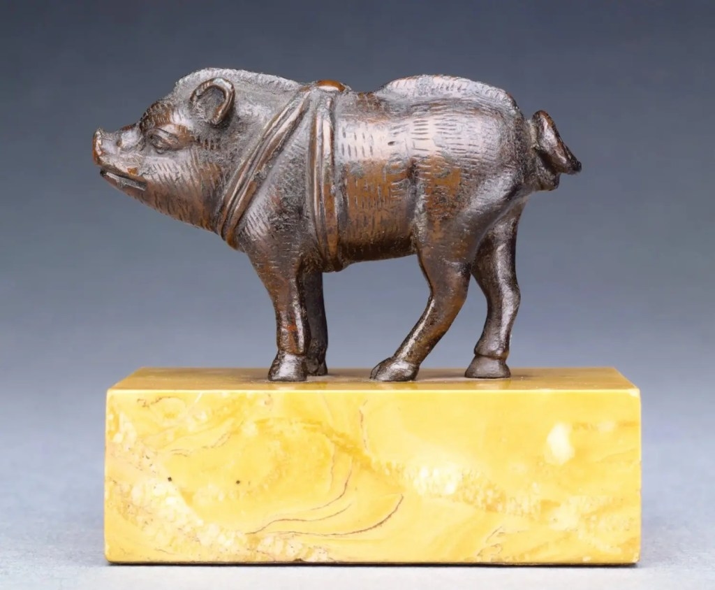 Unknown artist/maker (French or Italian) Young Boar, 16th or 17th century Bronze Object: 3.7 cm (1 7/16 in.) The J. Paul Getty Museum, Los Angeles, http://85.SB.71