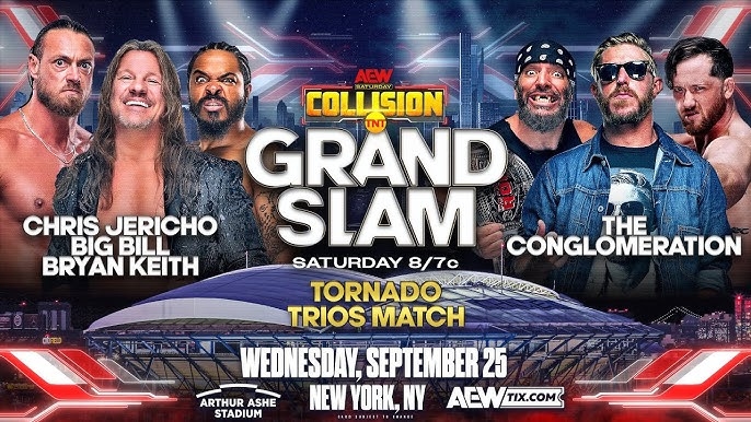 WWE 2K24 The Learning Tree Vs. The Conglomeration | AEW Collision Grand  Slam 2024