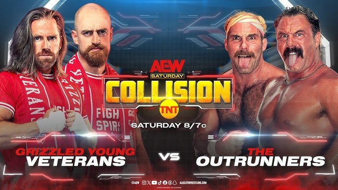 WWE 2K24 Grizzled Young Veterans Vs. The Outrunners | AEW Collison 10/5/24