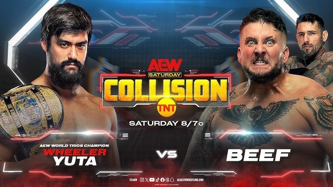 WWE 2K24 Wheeler Yuta Vs. Beef | AEW Collision 10/5/24