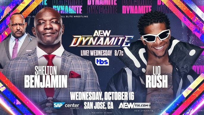 WWE 2K24 Shelton Benjamin Vs. Lio Rush | AEW Dynamite 10/16/24