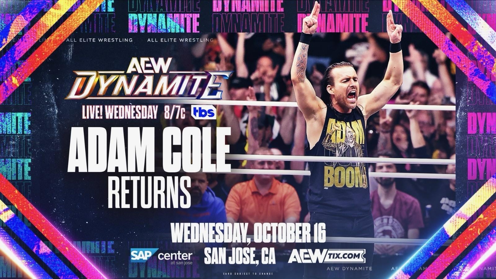 Adam Cole returns to Dynamite : r/AEWOfficial