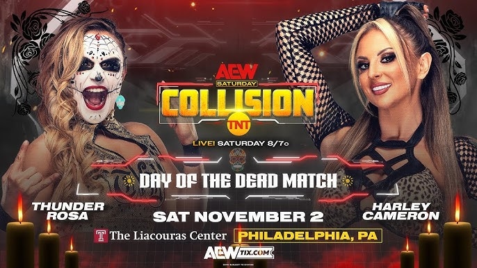 WWE 2K24 Thunder Rosa Vs. Harley Cameron | AEW Collision 11/2/24 - YouTube