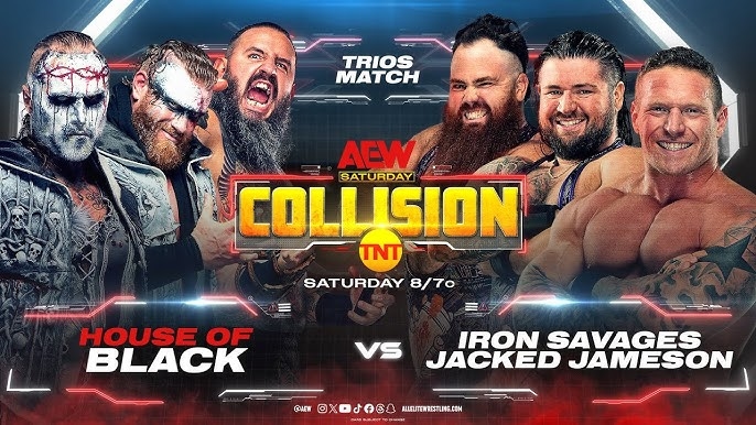 WWE 2K24 House Of Black Vs. Iron Savages & Jacked Jameson | AEW Collision  11/9/24 - YouTube