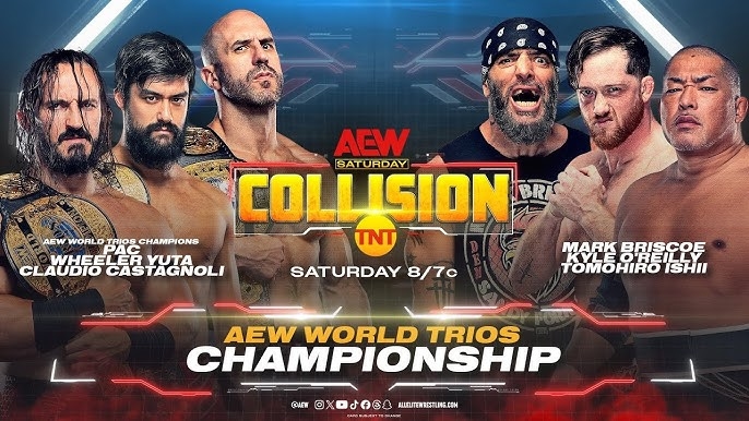 WWE 2K24 Deathriders Vs. The Conglomeration | AEW World Trios Championship  | AEW Collision 11/9/24 - YouTube