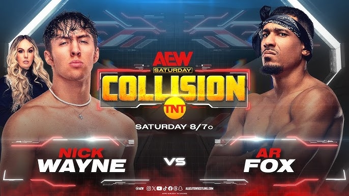 WWE 2K24 Nick Wayne Vs. AR Fox | AEW Collision 11/9/24 - YouTube